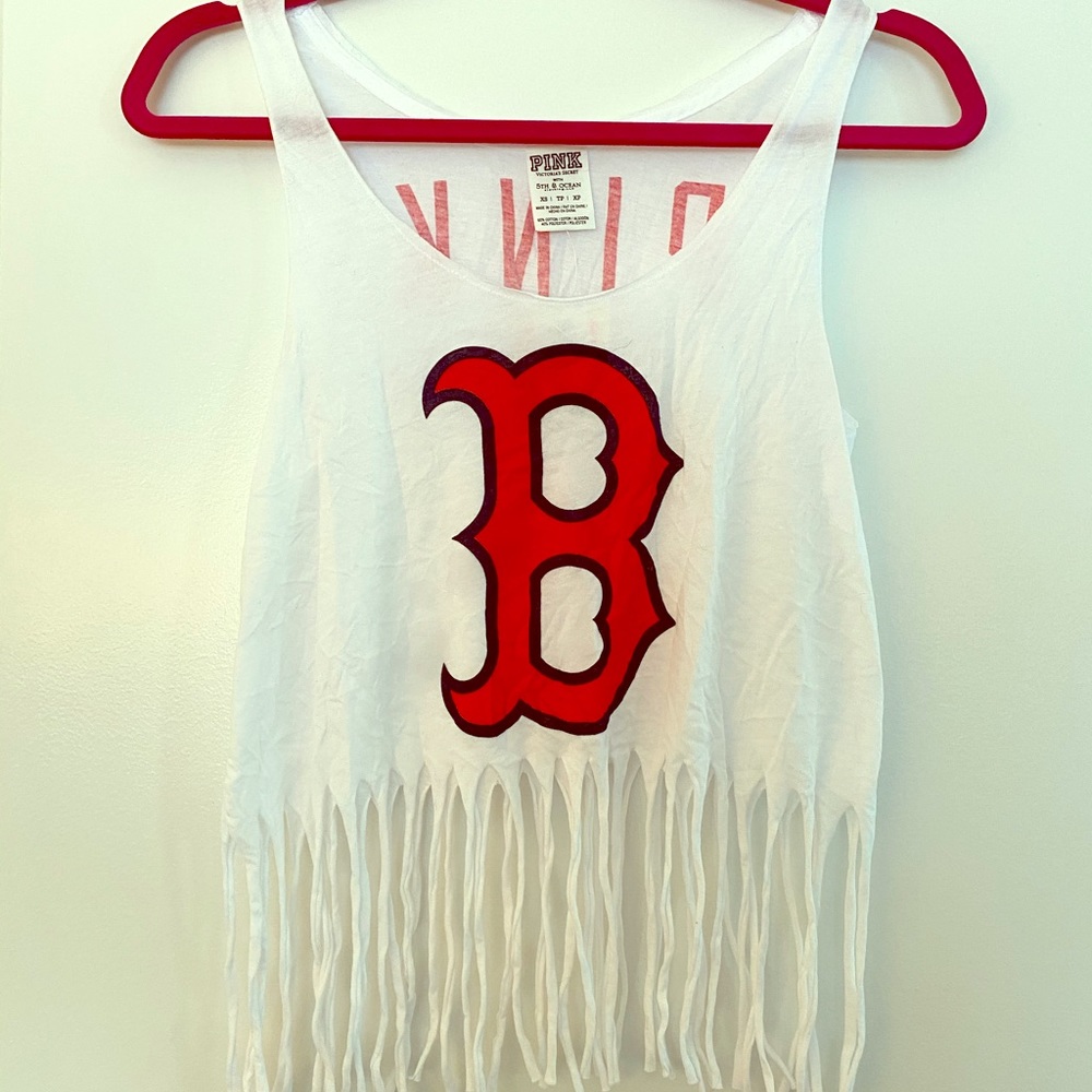 PINK Boston Red Sox Tank Top